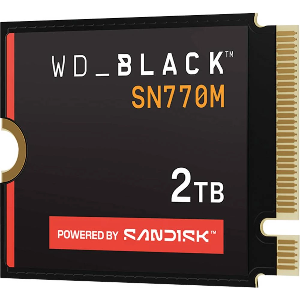Western Digital WD_Black™ SN770M 2 TB unutarnji M.2 PCIe NVMe SSD 2230 WDBDNH0020BBK-WRSN slika