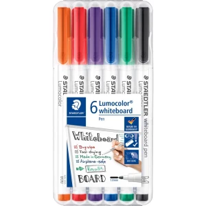 Staedtler 301 WP6 Lumocolor whiteboard marker razvrstano (izbor boje nije moguć) slika