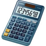 Casio MS-88EM stolni kalkulator plava boja Zaslon (broj mjesta): 8 solarno napajanje (D x Š) 101 mm x 149 mm
