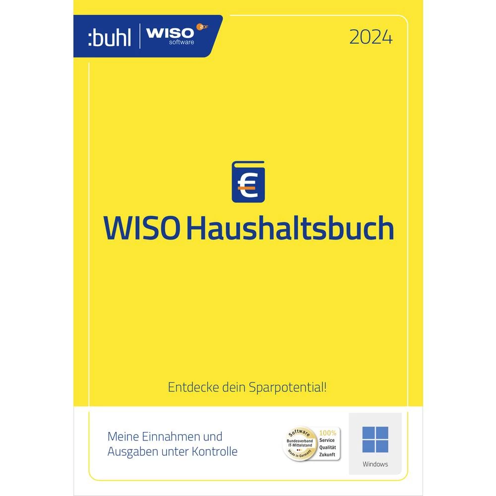 WISO Haushaltsbuch 2024 puna verzija 1 licenca Windows financijski softver slika