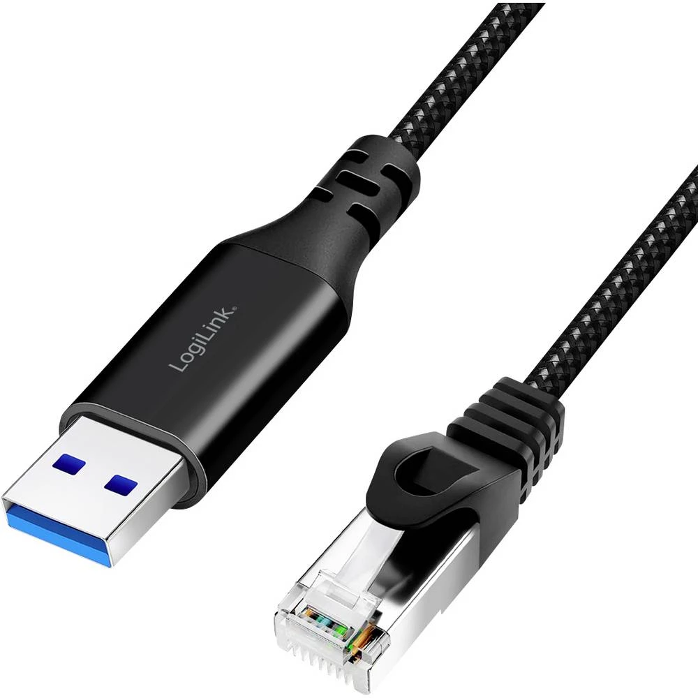 LogiLink USB 3.0 adapterski kabel [1x USB 3.2 gen. 1 utikač A (USB 3.0) - 1x RJ45-utikač 8p8c] CU0403 3.00 m slika