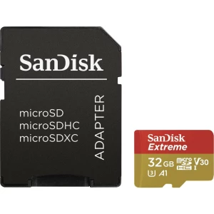 microSDHC kartica 32 GB SanDisk Extreme® Mobile Class 10, UHS-I, UHS-Class 3, v30 Video Speed Class Uklj. SD-adapter, Standa slika