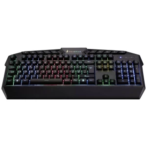 Verbatim SureFire KingPin RGB Gaming Multimedia Keyboard žičani igraća tipkovnica nordijski, qwerty crna osvjetljen slika