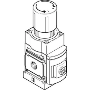 FESTO precizni ventil za kontrolu tlaka 538018 MS6-LRP-3/8-D7-A8 g 3/8, g 3/9  Materijal kućišta aluminij Brtveni material NBR 1 St. slika