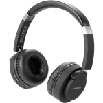 Bluetooth®, Žičani HiFi Naglavne slušalice Vivanco BTHP 260 Na ušima Sklopive, Slušalice s mikrofonom Crna