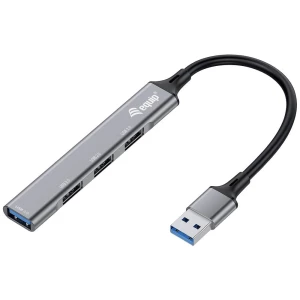 Equip 128960 4 ulaza USB 3.2 Gen 1 hub (USB 3.0) crna, siva slika