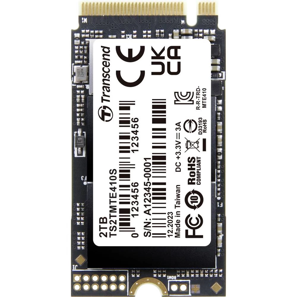 Transcend 2 TB unutarnji PCIe SSD PCIe NVMe 4.0 x4 maloprodaja TS2TMTE410S slika