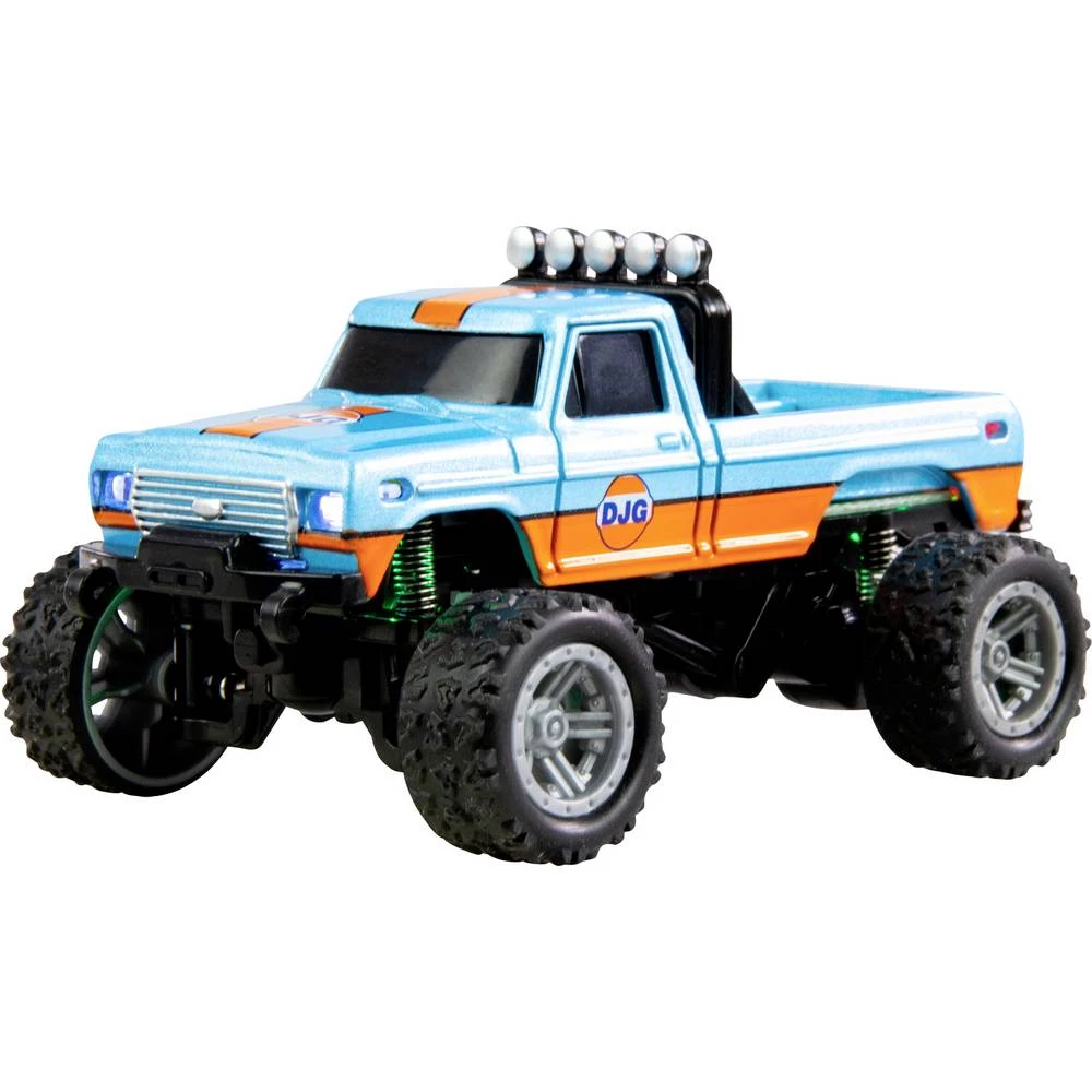 Amewi narančasta s četkama 1:64 RC model automobila električni monstertruck pogon na stražnjim kotačima (2wd) RtR 2,4 GH slika