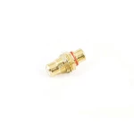 Lyndahl Cinch audio adapter [1x ženski cinch konektor - 1x ženski cinch konektor]  zlatna, crvena