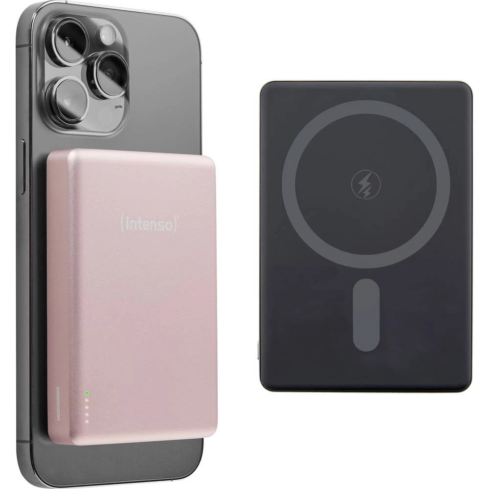 Intenso Intenso Power Bank MW10000 rose powerbank (rezervna baterija) 10000 mAh Power Delivery LiPo USB-C® ruža slika
