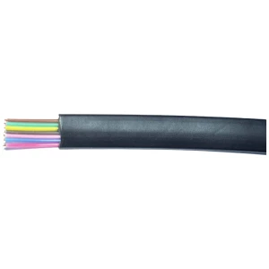 econ connect MPFK10SW plosnati tračni kabel   crna 100 m slika