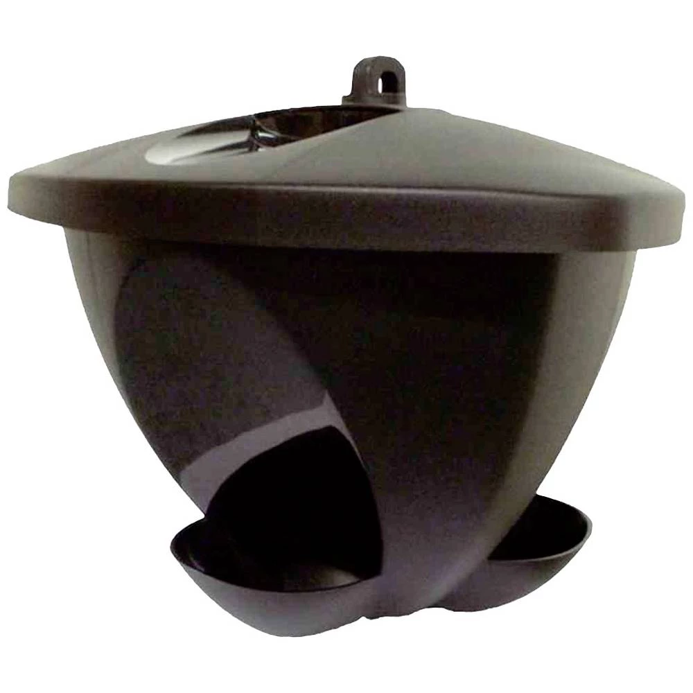 Hammarplast 9323790 Hranilica za ptice 4L crna Ø 29cm kom. slika