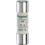 <br>  Legrand<br>  013012<br>  cilindrični osigurač<br>  <br>  <br>  <br>  <br>  12 A<br>  <br>  500 V/AC<br>  10 St.<br>