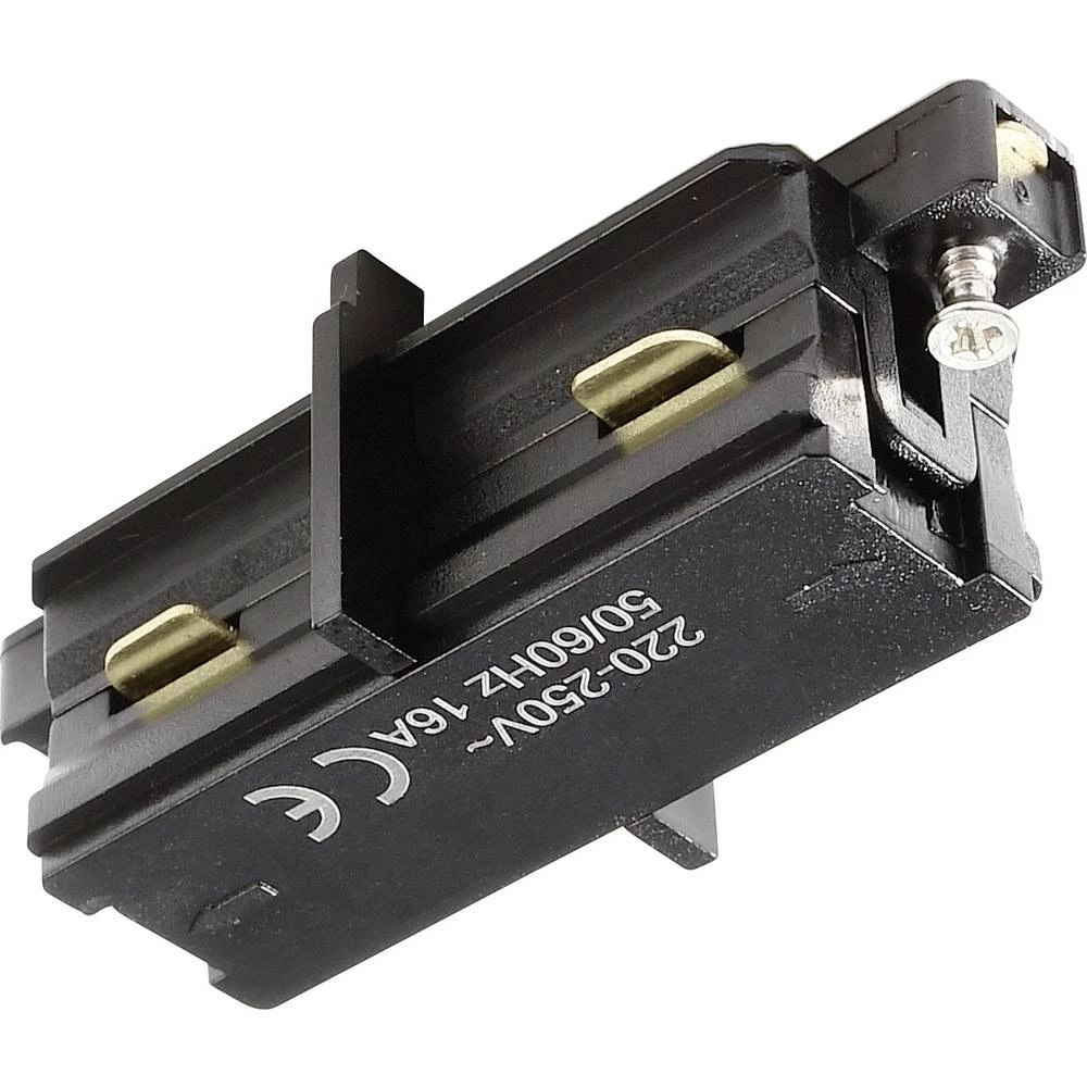 Deko Light 720015 D One komponenta za visokonaponski sustav šina uzdužni priključak crna slika