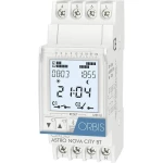 vremenski prekidač za DIN šine digitalno ORBIS Zeitschalttechnik ASTRO NOVA CITY 230 V 120 V/AC, 230 V/AC, 12 V/AC, 12 V/DC, 24