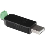 Joy-it Pretvarač (USB/RS485) Raspberry Pi, Arduino [1x Muški konektor USB 2.0 tipa A - 1x 2-žičani kabel] 0 m Crna