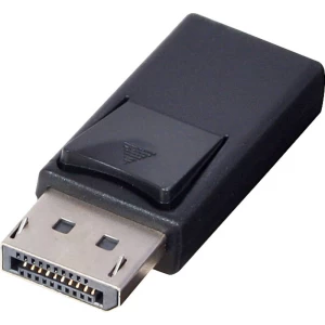 LINDY 41089 DisplayPort / Mini-DisplayPort priključni kabel [1x muški konektor DisplayPort - 1x ženski konektor mini displayport] crna slika