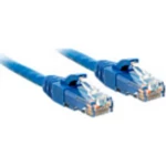 LINDY 48024 RJ45 mrežni kabel, Patch kabel cat 6 U/UTP 20.00 m plava boja  1 St.
