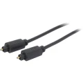 Toslink Digitalni audio Priključni kabel [1x Muški konektor Toslink (ODT) - 1x Muški konektor Toslink (ODT)] 2 m Crna Kash slika