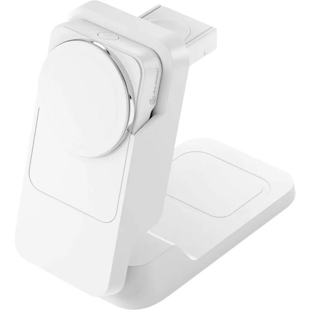 Alogic indukcijski punjač 15 W Matrix ULTIMATE MFPB5KM-EU 5000 mAh Izlazi standard indukcijskog punjenja, USB-C® bijela slika
