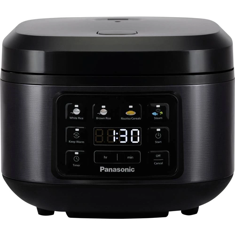 Panasonic Reiskocher kuhalo riže crna bez BPA, prijenosan, funkcija tajmer, pranje u perilici posuđa, funkcija kuhanja r slika