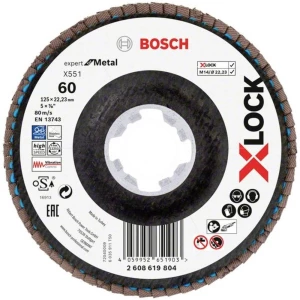 Bosch Accessories 2608619804 X551 lepezasta brusna ploča promjer 125 mm Promjer bušotine 22.23 mm  1 St. slika