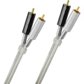 Oehlbach D1C2602 Cinch audio priključni kabel [2x muški cinch konektor - 1x muški cinch konektor] 1.50 m srebrna slika