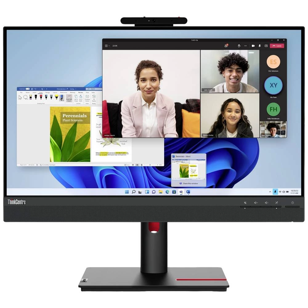 Lenovo ThinkCentre Tiny-in-One 24 Gen 5 LED zaslon Energetska učinkovitost 2021 D (A - G) 60.5 cm (23.8 palac) 1920 x 1 slika