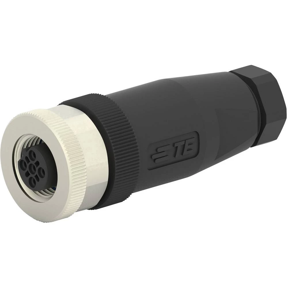 Utični konektor za senzor/aktivator, nekonfekcionirani M12 Žženski konektor, ravni Broj polova: 4 TE Connectivity T4110401041-00 slika
