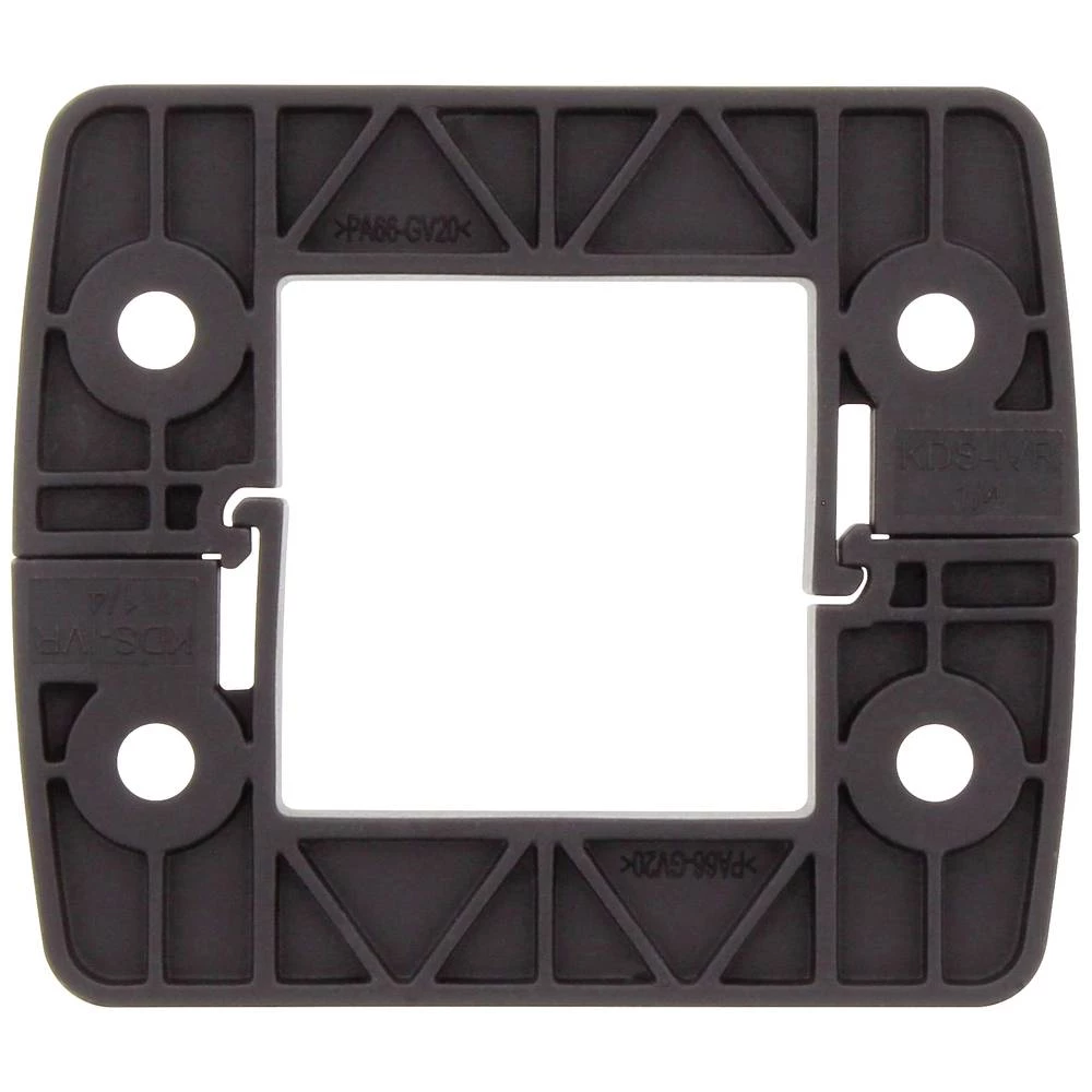 CONTA-CLIP KDS-IVR 1-4 BK okvir za zaključavanje    Debljina ploče (maks.) 3 mm poliamid 6.6 crna 10 St. slika