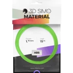 Filament-Paket 3D Simo 3Dsimo ABS Transparent grün, lila & gelb ABS plastika 1.75 mm Zelena (prozirna), Žuta (prozirna), Ljubiča