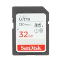 SanDisk SDHC Ultra 32GB (Class 10/UHS-I/120MB/s) sdhc kartica 32 GB Class 10, UHS-I slika