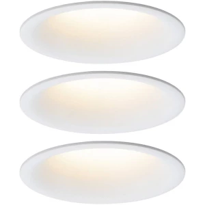 LED ugradna svjetiljka Cymbal Coin osnovni set IP44 77mm Coin 3x6W 3x440lm 230V 2000 - 2700K mat bijela Paulmann  LED ugradno svjetlo za kupaonicu 3-dijelni komplet    18 W slika