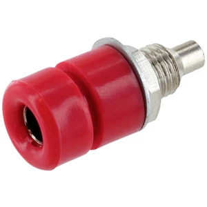 econ connect TB40RT laboratorijski ženski konektor ženski, ugradbeni Zatik-Ø: 4 mm crvena 1 St. Bulk slika