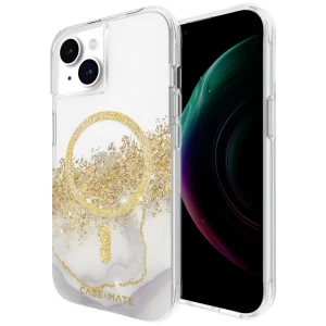 CASEMATE Karat Marble MagSafe stražnji poklopac za mobilni telefon Apple iPhone 15, iPhone 14, iPhone 13 prozirna, zlatna, svjetlucavi efekt slika