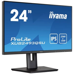 Iiyama ProLite LED zaslon 60.5 cm (23.8 palac) Energetska učinkovitost 2021 D (A - G) 2560 x 1440 piksel QHD 4 ms HDMI™, DisplayPort, slušalice (3.5 mm jack), USB IPS LED slika