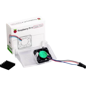 RB-Case-Fan aktivni ventilator Pogodno za: Raspberry Pi bijela slika