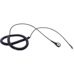 Quadrios ESD kabel za uzemljenje 3.60 m pritisni gumb 4 mm, spoj prstenaste kabelske stopice