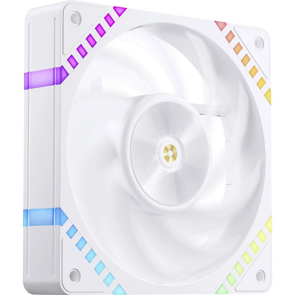 Jonsbo HF2-120 ventilator za PC kućište bijela (Š x V x D) 120 x 25 x 120 mm uklj. LED rasvjeta slika