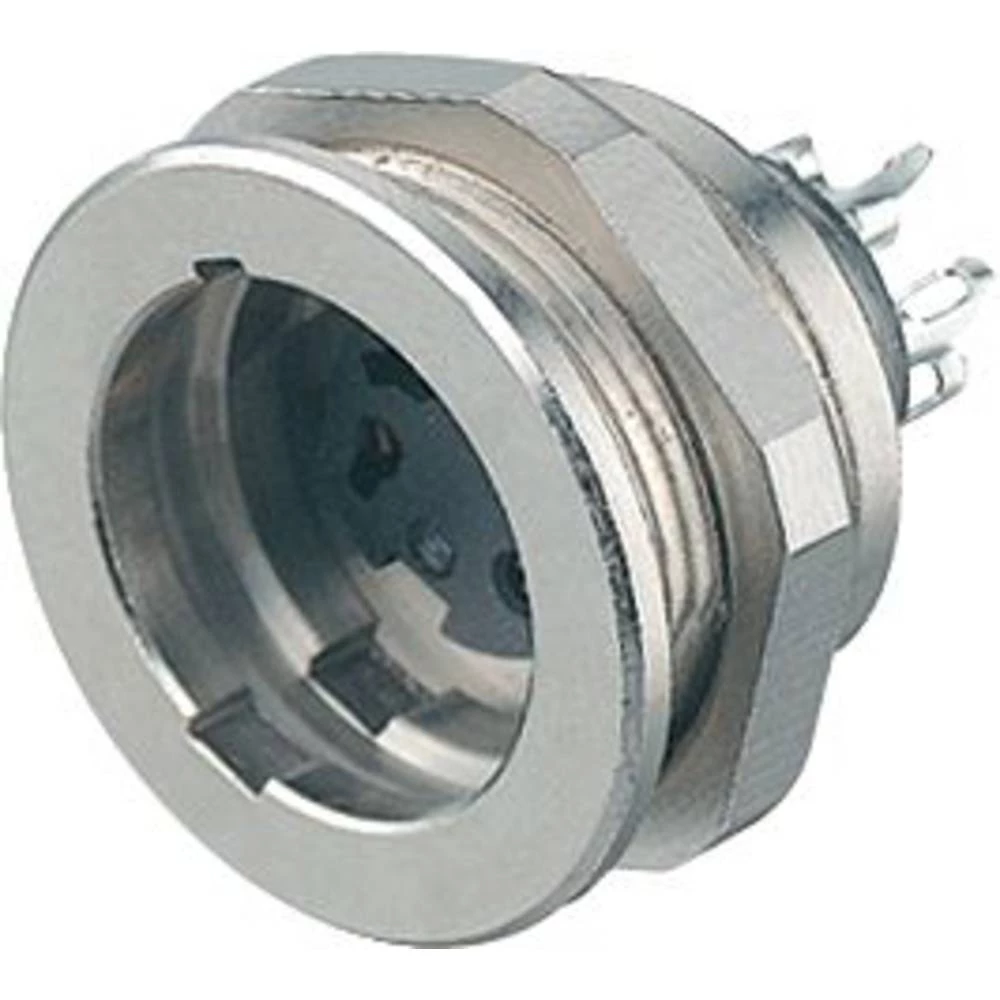 binder 09 4812 25 04-20 utičnica s prirubnicom žženski konektor, ravni Ukupan broj polova: 4 Serija (Okrugli utični kone slika