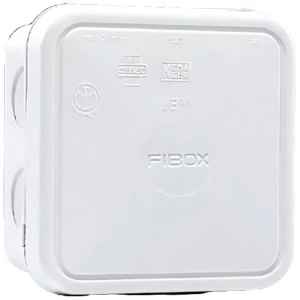 Kućište, Fibox razvodna kutija 2,5 mm², 95 mm x 95 mm x 49 mm, polipropilen, bijela RAL 9010 Fibox 8600671 razvodna kutija  (D x Š x V) 90 x 90 x 49 mm bijela IP65 1 St. slika
