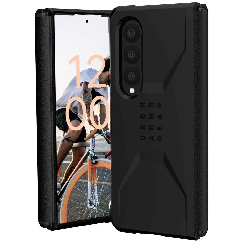 Urban Armor Gear Civilian vanjska torbica za mobilni telefon Samsung Galaxy Z Fold4 crna slika