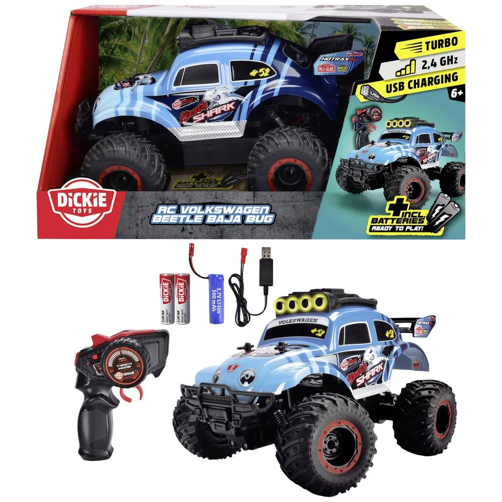 Dickie Toys 201105008 Volkswagen Beetle Baja Bug 1:18 RC model automobila za početnike električni  terensko vozilo slika