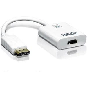DisplayPort / HDMI Adapter [1x Muški konektor DisplayPort - 1x Ženski konektor HDMI] Bijela ATEN slika