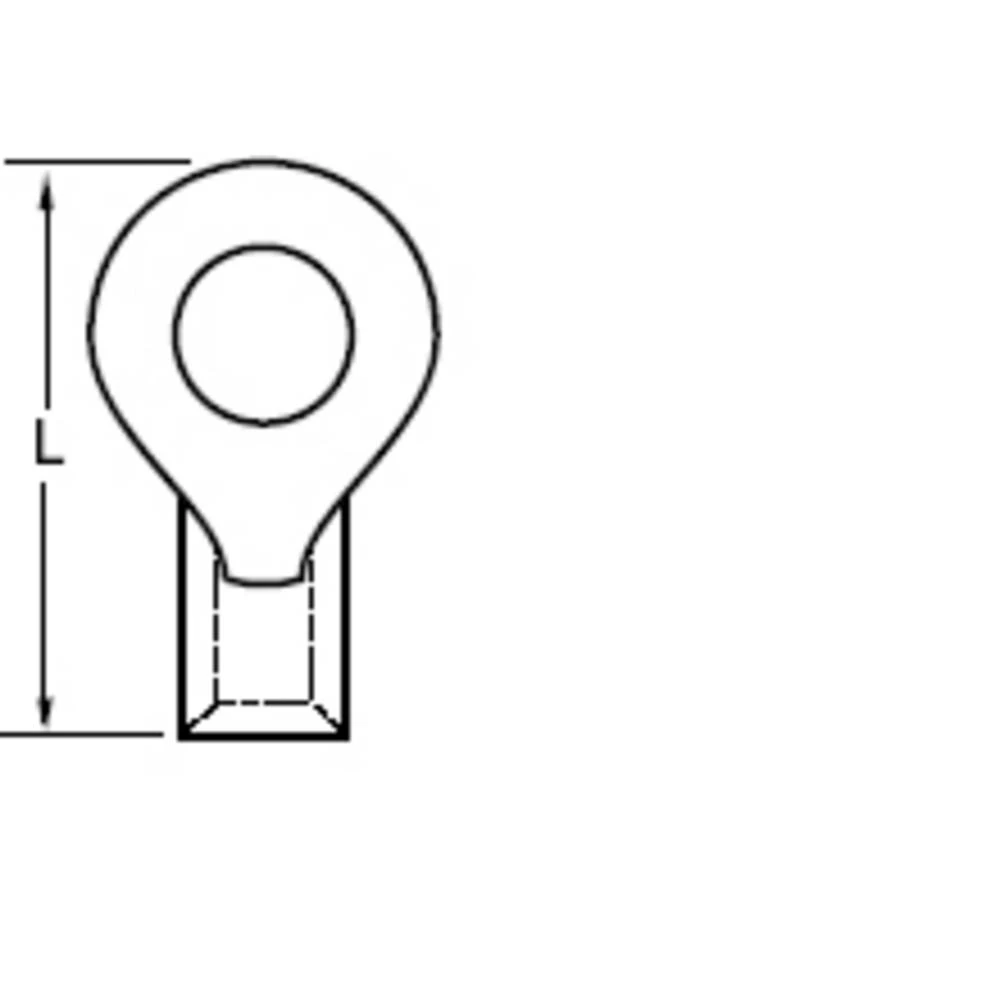 Molex 19193-0846 prstenasta kabelska stopica 1 St. slika