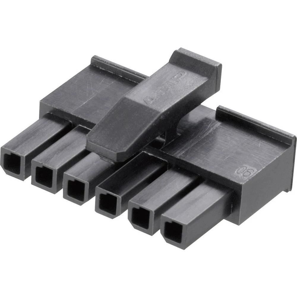 TE Connectivity kućište kabelske utičnice Micro-MATE-N-LOK Ukupan broj polova 6 Raster: 3 mm 1445022-6 1 St. slika