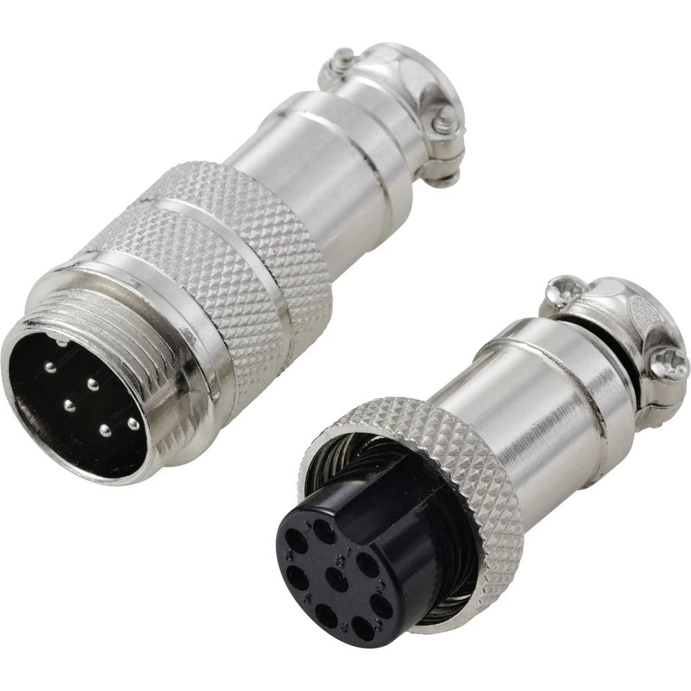 TRU COMPONENTS TC-13895620 okrugli konektori utikač, kontakt ženskog konektora Ukupan broj polova: 8 Serija (Okrugli uti slika