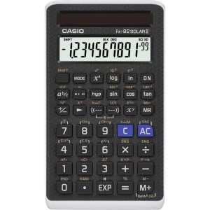 Casio FX-82SOLARII školski kalkulator crna Zaslon (broj mjesta): 12 solarno napajanje (Š x V x D) 71 x 10 x 134 mm slika
