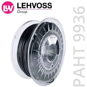Lehvoss PMLE-1001-001 Luvocom 3F 9936 3D pisač filament paht kemijski otporan 1.75 mm 750 g crna 1 St. slika