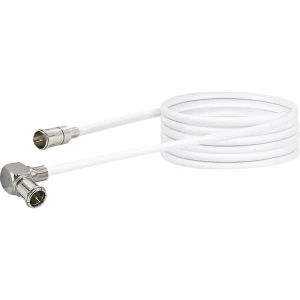 Antene Priključni kabel [1x Brzi muški konektor F - 1x Mini-DAT utikač] 3 m 90 dB Bijela Schwaiger slika